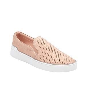 Pink Guess brand slip on sneakers